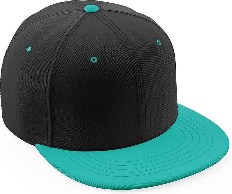 Daxton Store Classic Blank Snapback Flat Bill Visor Hat Cap One Size Adjustable Back - Image 1